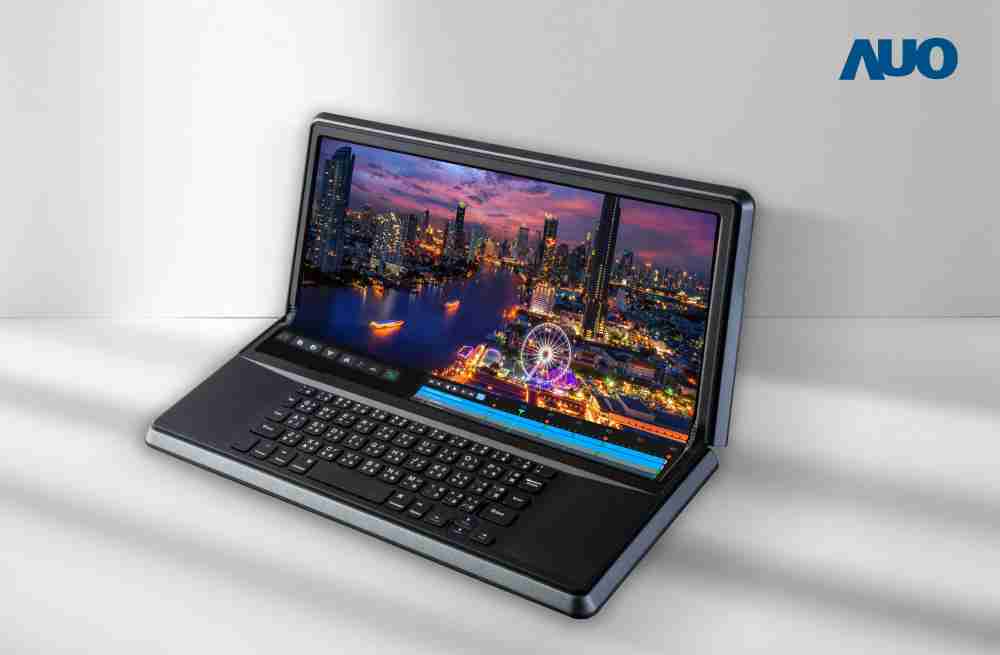 william威廉中文官网14.6吋Micro LED折迭显示屏幕，，搭配半径4mm的弯折绞炼，，，，以及高画素、、、、高亮度、、、、高对比度的显示技术特点，，，即便在大视角下仍保有绝佳色相与亮度